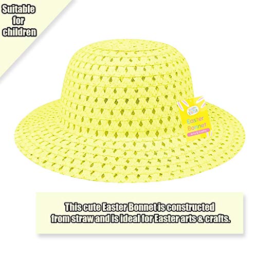 Kids Easter Bonnet Kit, Yellow - Image 3