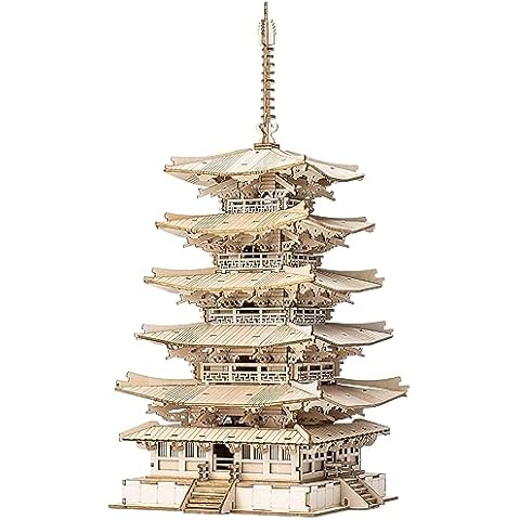 Rolife 3D Wooden Pagoda Puzzle Kit Cover