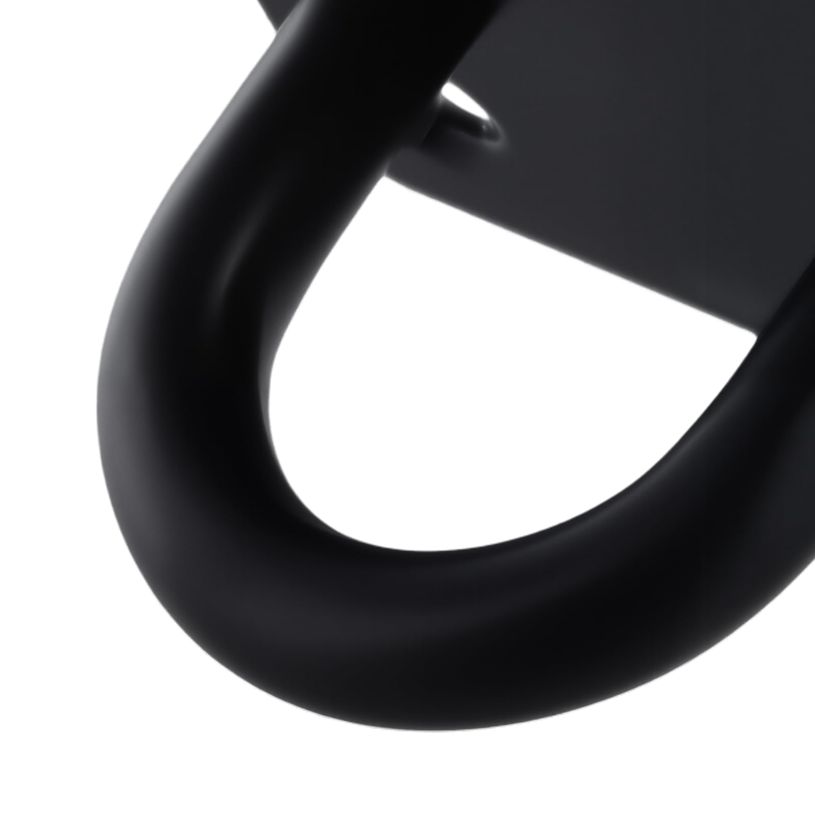 JIAYUET 10 PCS M6 Black Pad Eye Hook Plate, M6 Square Ceiling Staple Hook Loop for Wall Deck - Image 3
