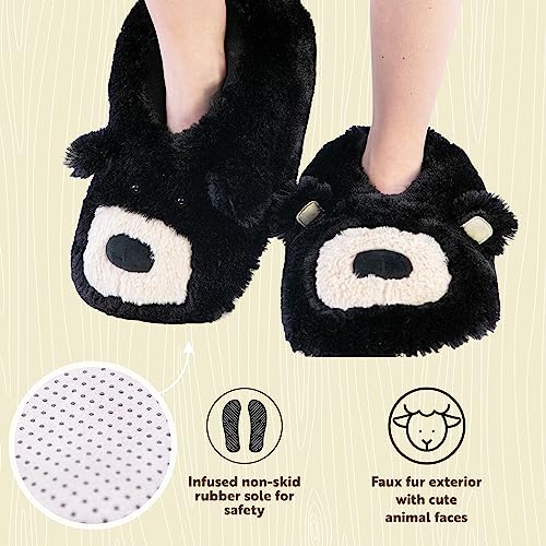 Image of Lazy One Animal Critter Slippers for Kids and Adults, Cute and Cozy Slippers