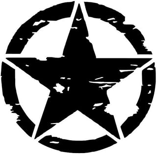 Xuniu Vinyl Car Stickers, Motorcycle Stickers with Star Shape Decals Car Stickers 15cmx15cm