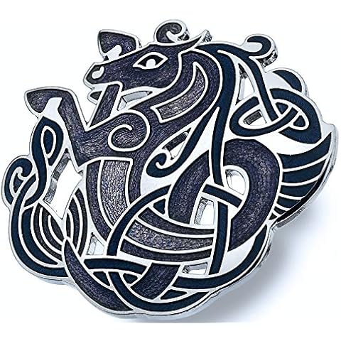 Celtic Horse Design Brooch (New 2020) (Purple) Cover