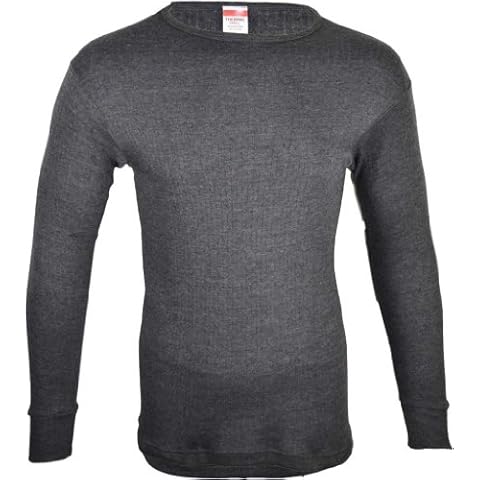 Clothing Unit Mens Thermal Long Sleeve Top - Dark Grey - X-Large Cover