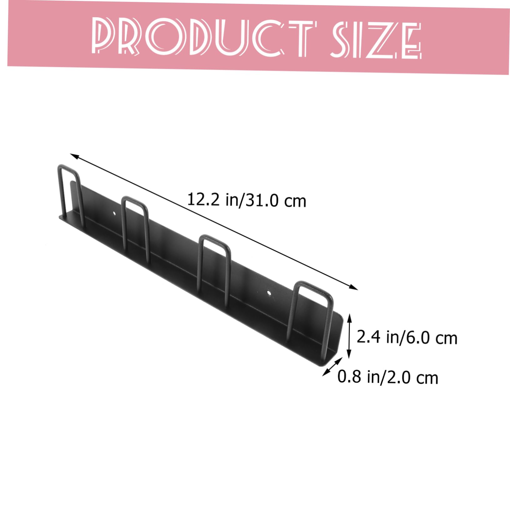 Ciieeo 2pcs Wall Mounted Cup Holder Stylish Mug Hanger for Kitchen and Home Space Saving Storage Rack for Mugs and Glasses Easy Clean Upside Down Design