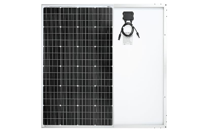 Sungold SGM2-150W 150W 12V Monocrystalline Rigid Solar Panel, High Efficiency Off-Grid Module for...