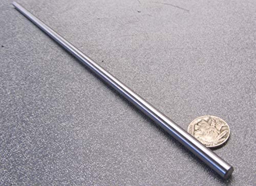 Chrome Plated 1045 Carbon Steel Shaft 1/4" Diameter x 12" Long 1 pcs