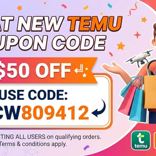 ╚ $50 OFF ╝ Great&raquo; TeMu Coupon Code ↪acw809412↩ Existing ALL User cover art