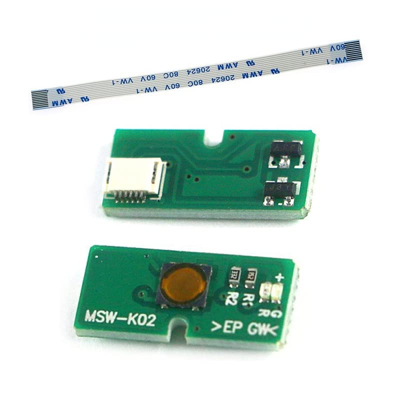 2pcs Replacement Power On Off Switch Board with Flex Cable for Playstatoin3 PS3 4000 CECH 4000 Super Slim MSW-K02 / MFW-001 (MFW-001)