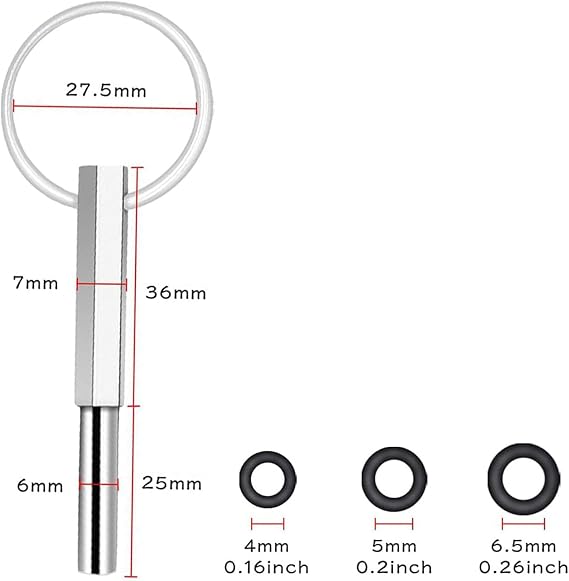 GERUI Fully Automatic Coffee Machine Oval Head Wrench, Portable Coffee Machine Repair Tool, Stainless Steel, 1 Count