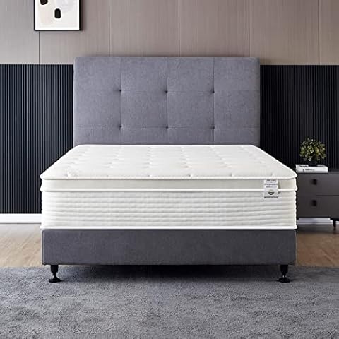 Oliver & Smith Twin XL Mattress ? 12 Inch Hybrid XL Twin Mattress with Pocketed Coil Spring with High Density & Comfort Cold Foam - Eco-Friendly, Breathable Mattress Twin XL Firm Support Cover