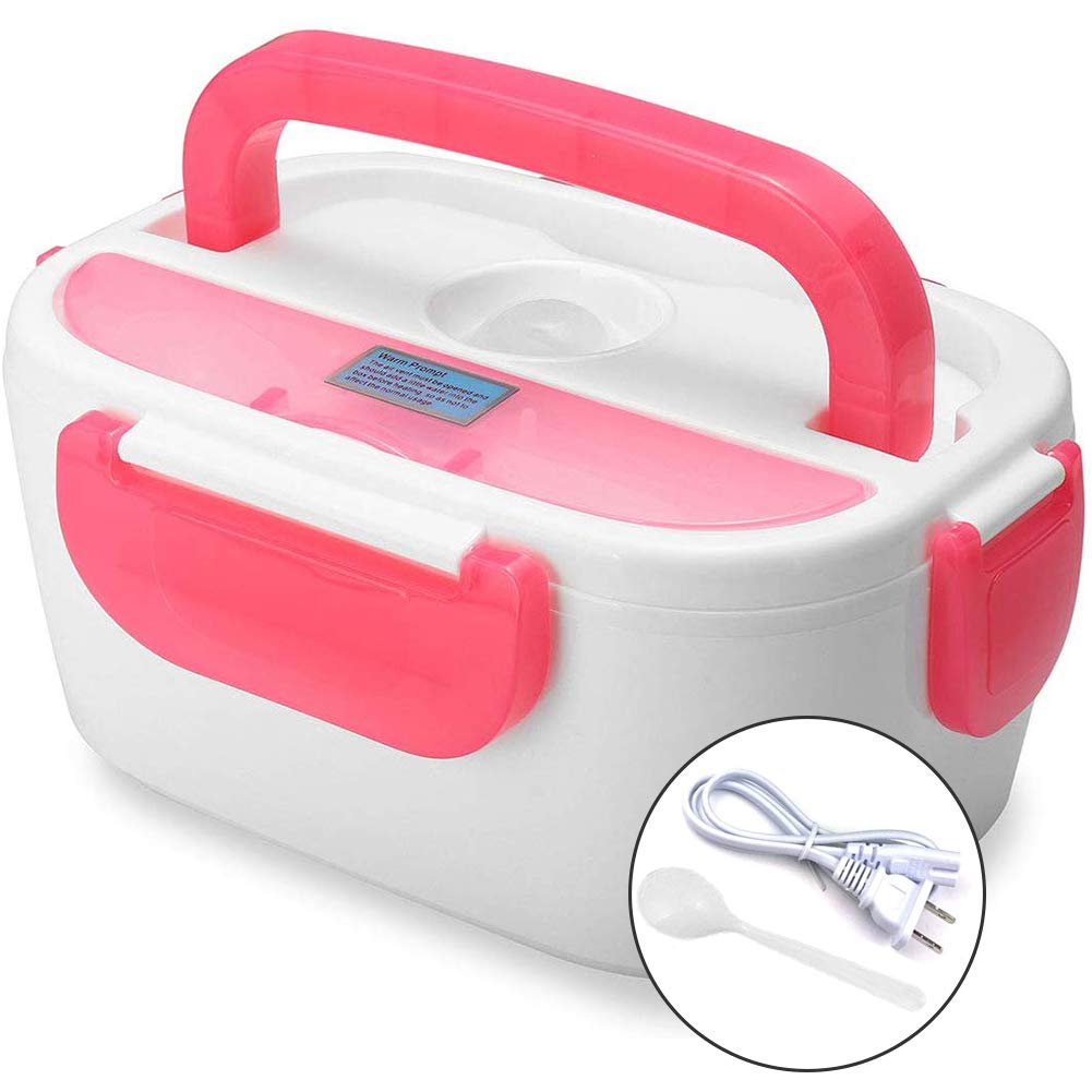 INVODA Electric Lunch Box 110V Food Heating Lunch Hot Box Portable  Insulated Bento Box Electric Lunch Container for Office Travel Home (Pink)  : Amazon.ca: Home