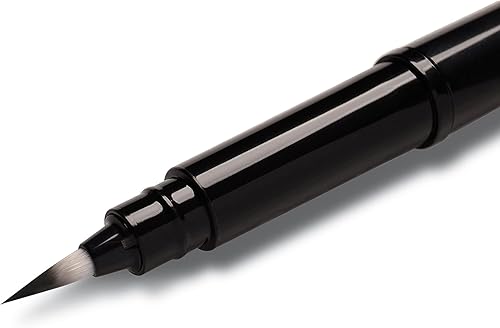 Miniatura 3 de Pentel XGFKPFP10-A - Bolígrafo de pincel y dos repuestos tinta negra