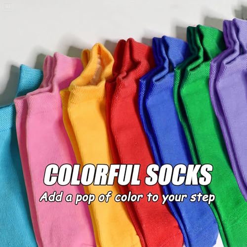 24 Pairs Womens Ankle socks, Thin Colorful Cute Short Low Cut Athletic Socks for Women3