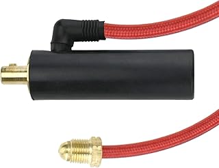 SÜA - Dinse 35-70 Connector with 18'' Water Hose for Water-Cooled TIG Torches WP-20 and WP-18 - Model: LDT-1820-L