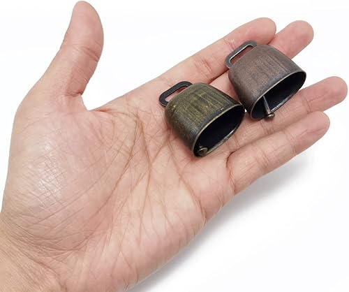 Miniatura 3 de 18PCS Vaca Caballo Oveja Pastoreo Campanas de Cobre Ganado Granja Animal Cobre Fuerte Bronce Campana (Bronce Verde)