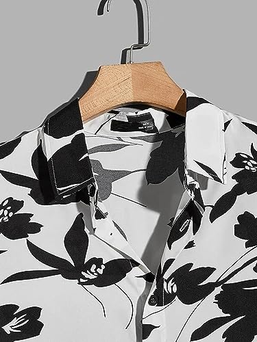 Image of DHRUVI TRENDZ Shirts for Men | Rayon Abstract Printed Shirts | Regular Fit Shirts for Boys | Ideal for Travel | Picnic | Summer Wear Shirt for Men | Beach Shirts for Men