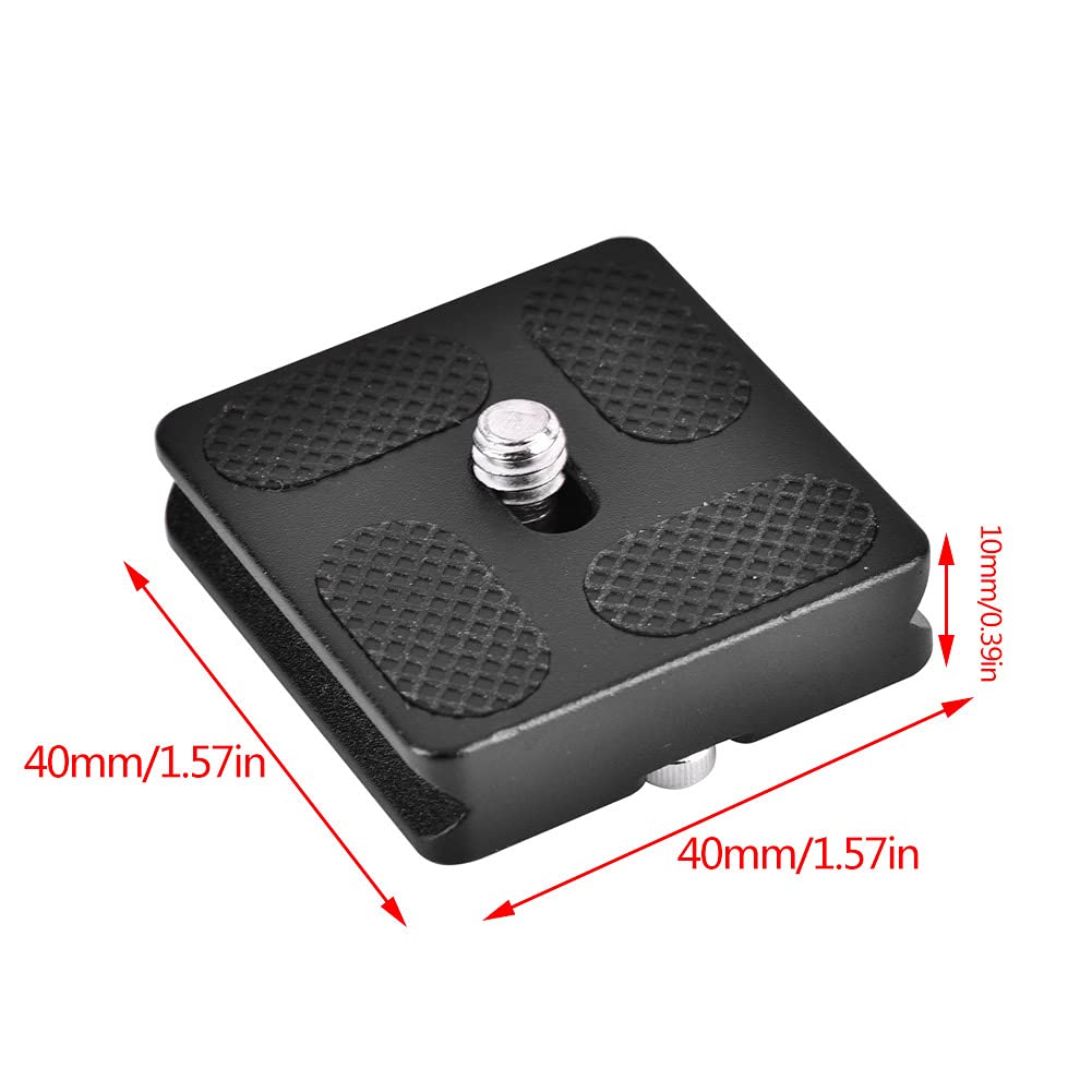 PU40)Quick Release Plate With 1/4inch Screw Mount For Arca