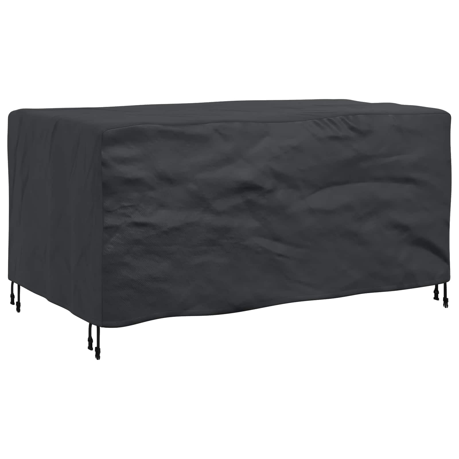 Plain Black Waterproof Furniture Cover 160 x 100 x 70 cm 210D for Indoor Outdoor Use