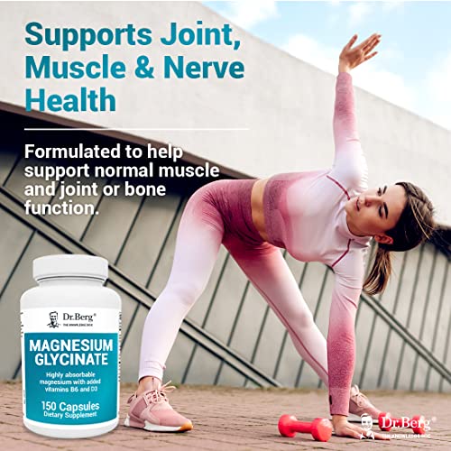 Dr. Berg's Magnesium Glycinate 400mg Fully Chelated Magnesium