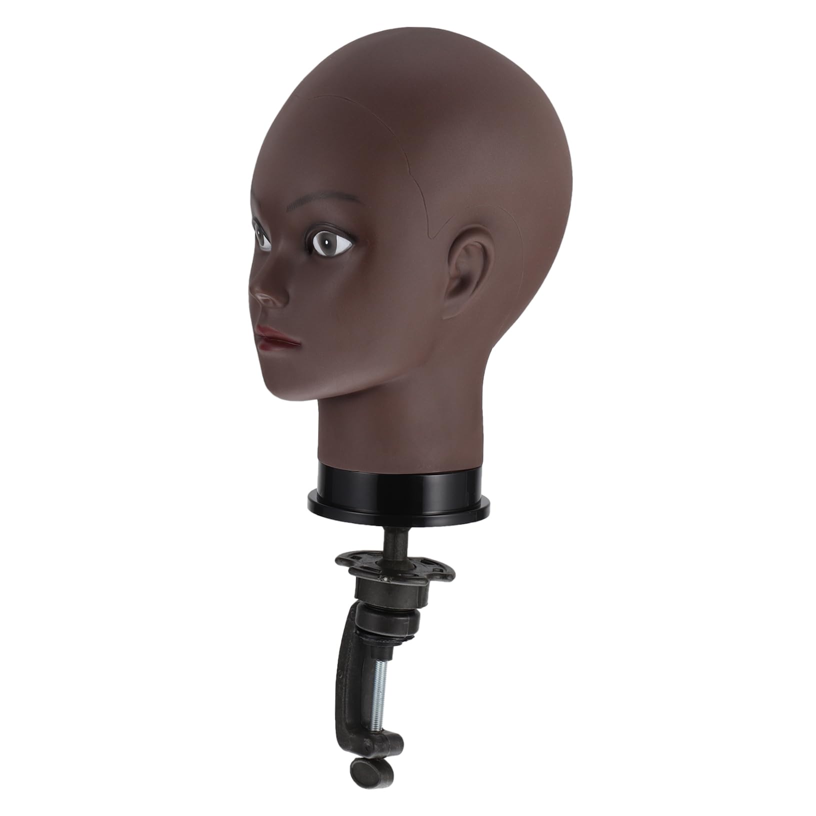 TOVINANNA Wig Making Dummy Head Cosmetology Mannequin Face Head Portable Lightweight for Practice Display