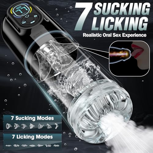 Male-Masturbator-Penis-Pump-Adult-Sex-Toys-for-Men-Sex-Toy-Mens-Sex-Toys-Pumps-Enlargers-7-Thrusting-Rotating-Vibrating-Sucking-Licking-Pocket-Pussy-Adult-Toys-Male-Sex-Toy-Stroker