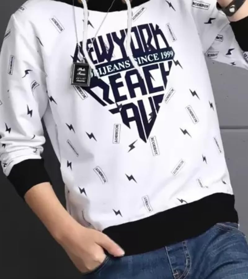 Image of LilBits Boys Summer Co Ord Set | Cotton Blend Printed T-Shirt & Track Pants Outfit | Kids Casual Top Bottom Clothing Set 2-16 Years