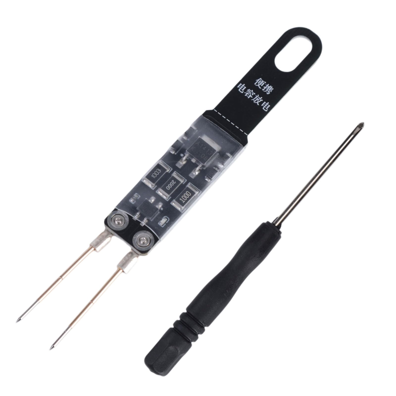 Qcbuegof Multipurpose Capacitor Discharge Tool For Laboratory Testing With Anti Electric Shock Feature And Precisions Discharge Voltage Pen