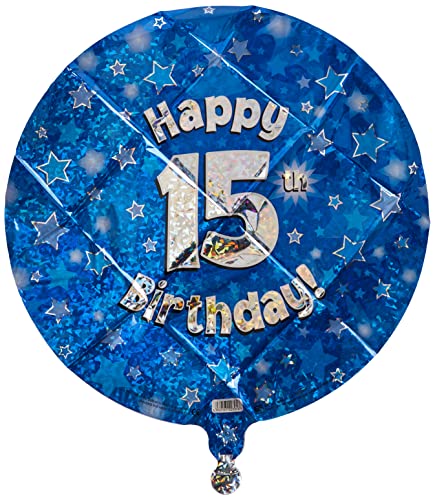 Palloncino rotondo in pellicola blu, età 15 anni