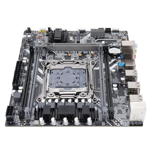 Tangxi X99 Gaming Motherboard, M ATX Motherboard for i7 and E5 V3 V4 CPUs, LGA 2011-3 with 4 Channel DDR4 128GB M 2 NVME NGFF 3 0 6Gb s PCIE, Gigabit LAN