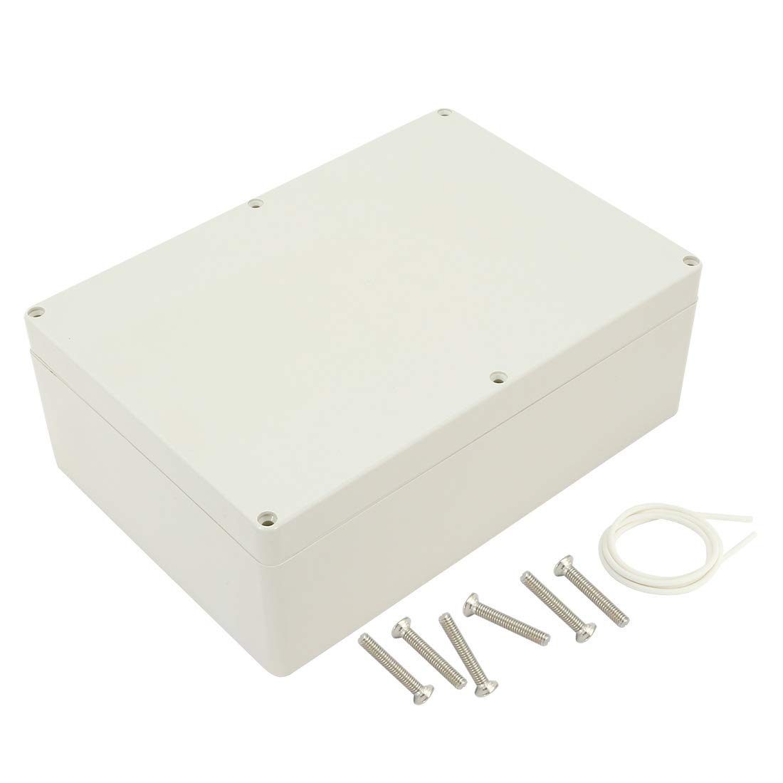 Waterproof Dustproof IP65 ABS Plastic Junction Box Universal Electric Project Enclosure Gray 10.4"x7.2"x3.7" (263mm x 182mm x 95mm)