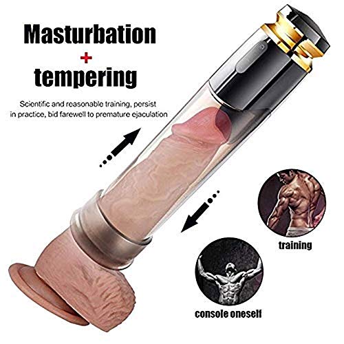 ZASAYA Hollow Electric Pê~nīs Enlarge Pump Men's 3D Lifelike Ṗôckét Pušseÿ Pīstòn Cup