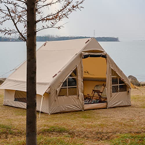 Carpa Yurt de Lujo Doble Capa Impermeable para 3-4 Personas miniatura 2