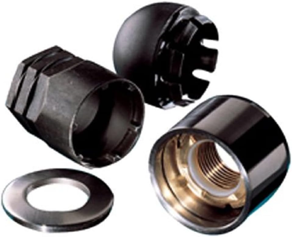 McGard 74040 Marine Propeller Lock Set (M18 x 1.5 Thread Size) - Honda/Yamaha/Suzuki - Set of 1, Black