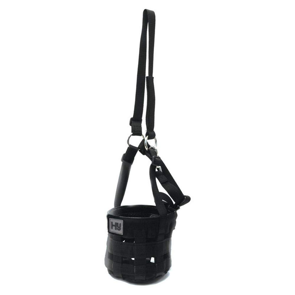 Y-H Muselière Hy (Choisissez Parmi Les Couleurs Violettes ou Noires et Tailles XS pour Poney, COB, Plein ou Plein) – Ralentit Le pâturage des Chevaux