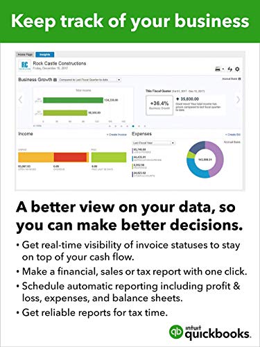 Intuit QuickBooks Desktop Pro Plus 2021 Accounting Software for Small Business 1-Year Subscription with Shortcut Guide [PC Disc] - Thumbnail 6