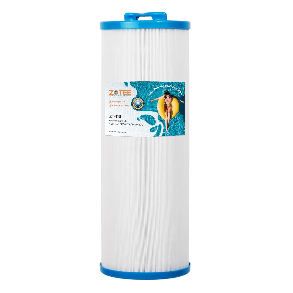 Filtro De Spa Poolpure 4Ch-949 - Paquete De 2, Compatible Con Múltiples Marcas