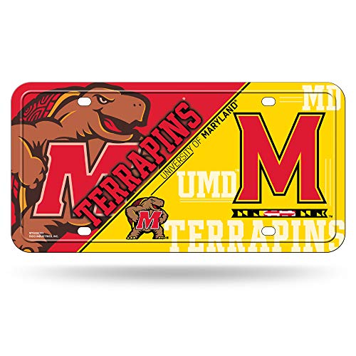 NCAA Rico Industries Metal License Plate Tag, Maryland Terrapins