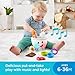Fisher-Price Baby Learning Toy Laugh & Learn Magic Color Mixing Bowl with Pretend Food Music & Lights for Infants Ages 6+ Months