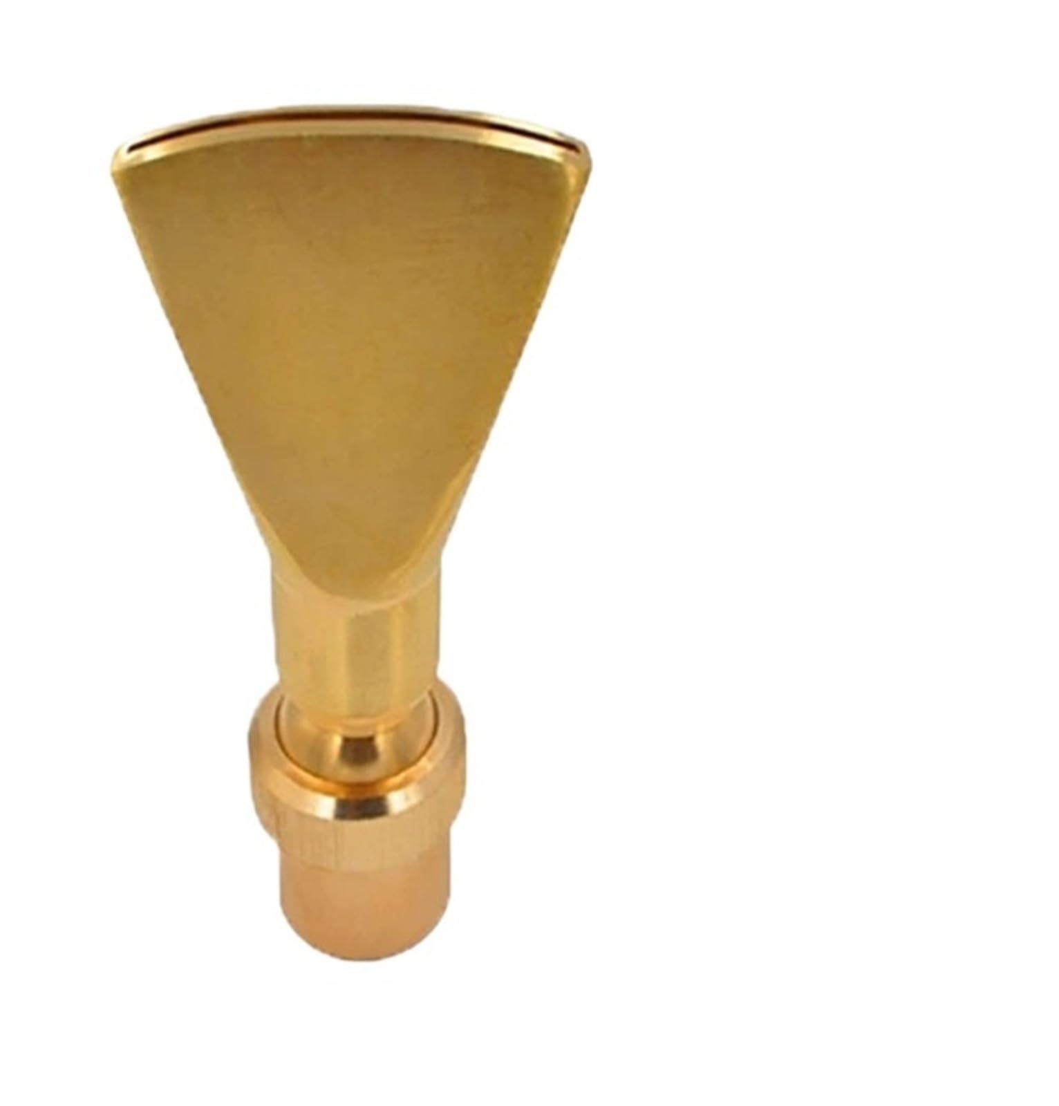 UALXPAO Fountain Nozzle 1/2" 3/4" 1" 1.5" 2" Duck Tail Fountain Nozzles Landscape Head Spray for Pond Swimming Pools(3l4 inch (Brass))