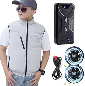 [ZHICHUAN] 【2XL】【バッテリー動作未確認】空調ベスト ZHICHUAN] 【2XL】【バッテリー動作未確認】空調ベスト Amazon.co.jp