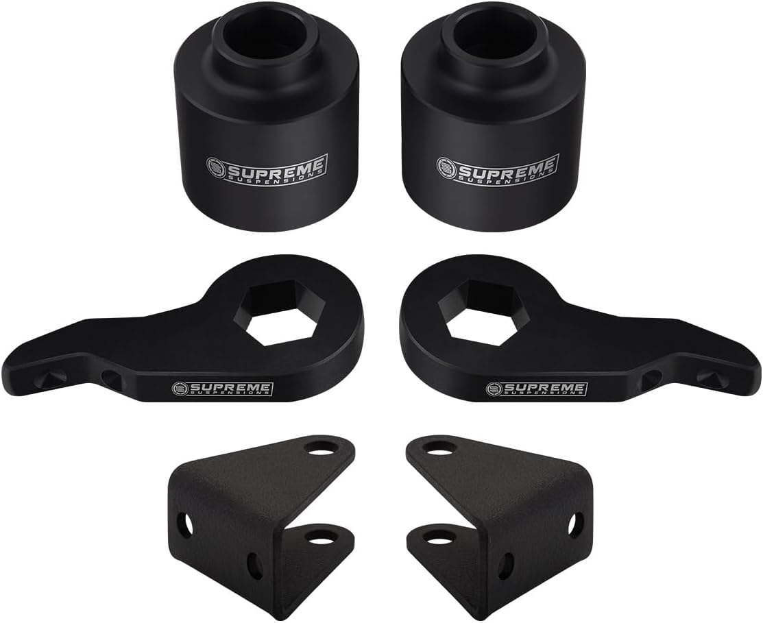 Supreme Suspensions - 3" Front + 3" Rear Lit Kit for 2003-2010 Hummer H2 4WD Full Suspension Lift Kit with Front Shock Extenders - Mystery Box Included with Purchase