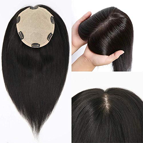 Uniwigs 7''x7.8'' full silk top big base human hair top…