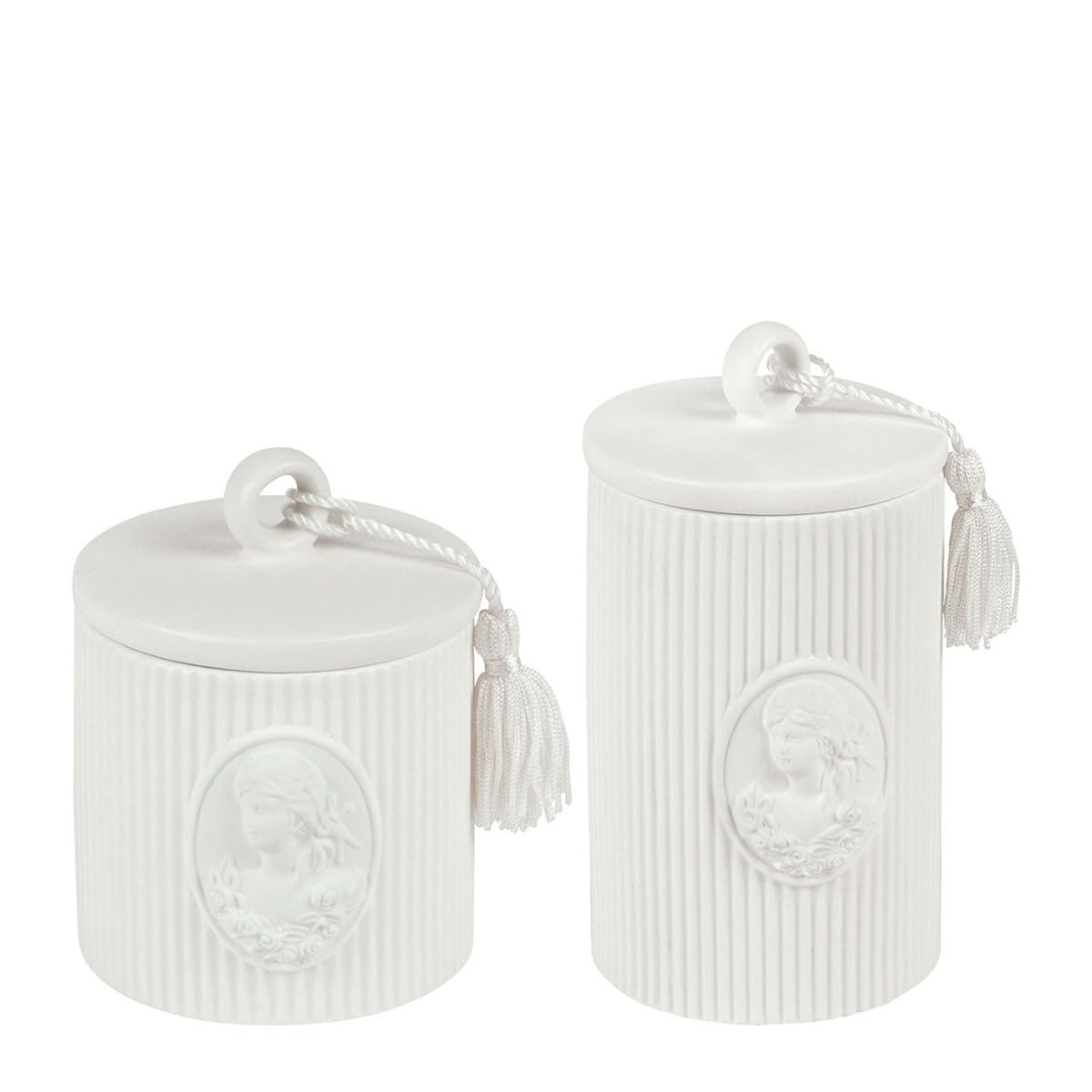 Pots à coton Marquise anti-poussière pour protéger vos disques démaquillants