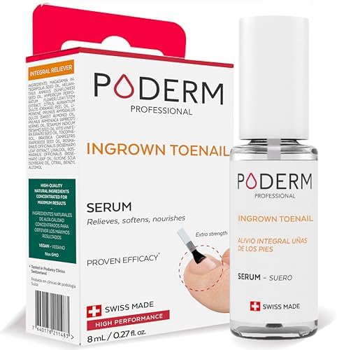 PODERM- Toenail Pain Reliever – Fast-Acting, Natural Solution for Soothing Ingrown Nail Discomfort - Swiss Made (PAIN RELIEVER)