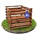 Produktbild Gartenpirat Komposter Garten aus Holz  Mit Stecksystem für einfachen Aufbau  Witterungsbeständig & umweltfreundlich  380 Liter  90 x 90 x 70 cm