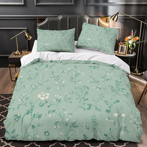 Housse de couette anti-acarien fermeture éclair microfibre 140x200 confortable - 2