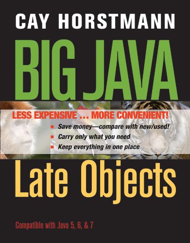 Big Java, Binder Ready Version: Late Objects: Horstmann, Cay S ...