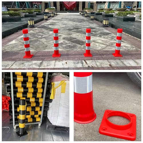Bornes de sécurité pour délinéateur de trafic pour aménagement et gestion de parking - 5
