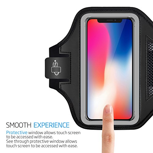 LOVPHONE iPhone 11 Pro/iPhone 11/iP hone XR Armband, Sport Running Exercise Gym Case with Key Holder