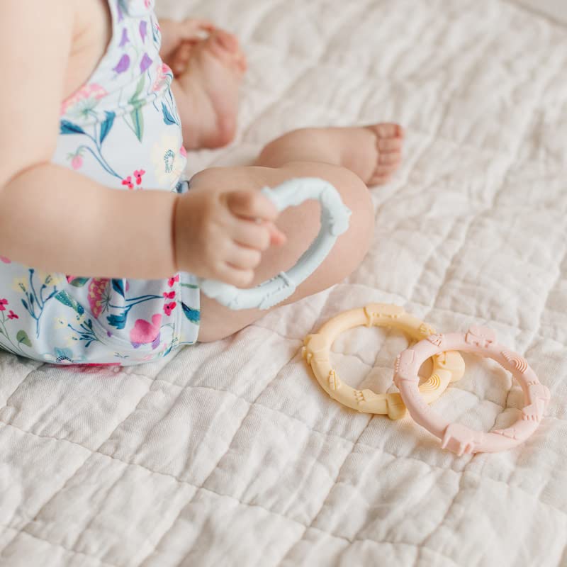 Image of Loulou Lollipop Wild Teething Ring Set (Pastel)